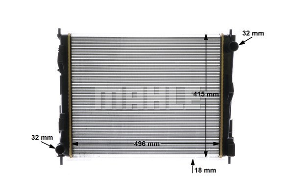 Kylare, motorkylning Mahle Behr CR 924 000S MAHLE