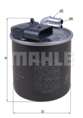 Bränslefilter Mahle KL 914 MAHLE