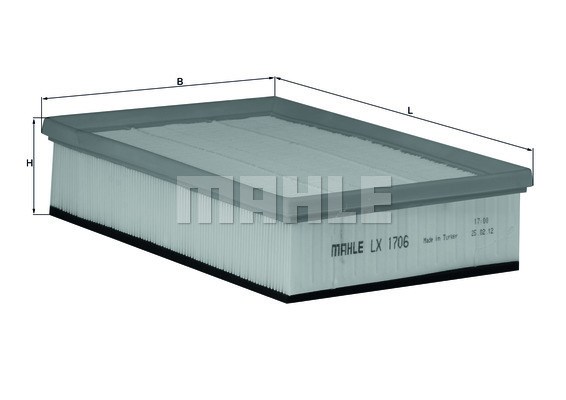 Luftfilter Mahle LX 1706 MAHLE