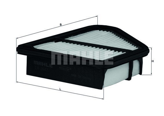 Luftfilter Mahle LX 2647 MAHLE