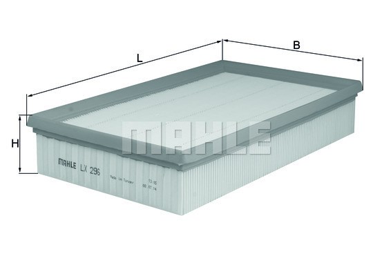 Luftfilter Mahle LX 296 MAHLE
