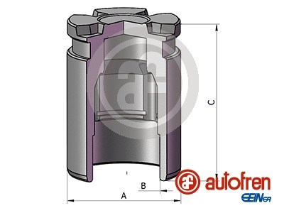 Kolv, bromsok, Bakaxel Autofren seinsa D025780 AUTOFREN SEINSA
