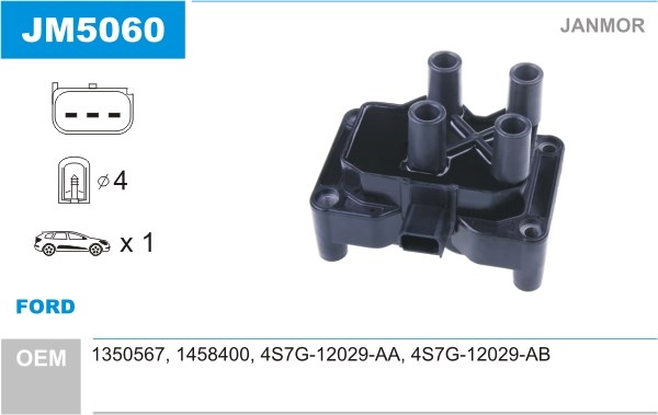 Tändspole Janmor JM5060 JANMOR