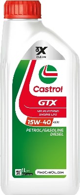 Motorolja Castrol GTX 15W-40 A3/B3 1L CASTROL Motorolja Castrol GTX 15W-40 A3/B3 1L CASTROL