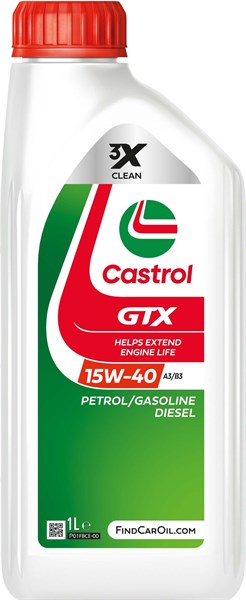 Motorolja Castrol GTX 15W-40 A3/B3 1L CASTROL