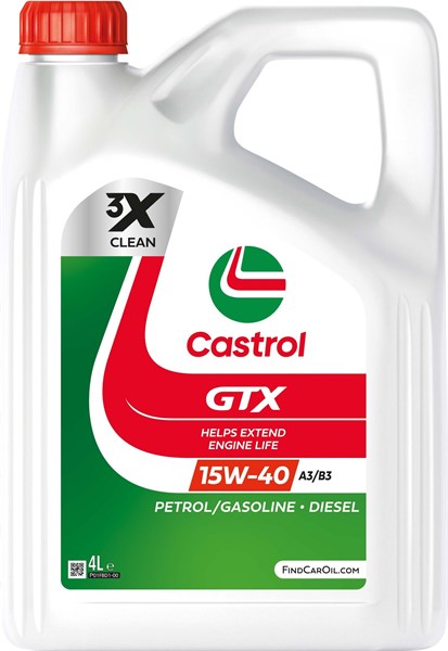Motorolja Castrol GTX 15W-40 A3/B3 4L CASTROL