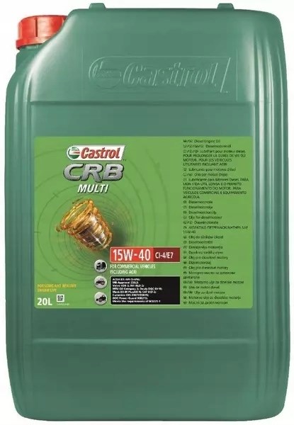 Motorolja Castrol CRB Multi 15W-40 CI-4/E7 20L CASTROL
