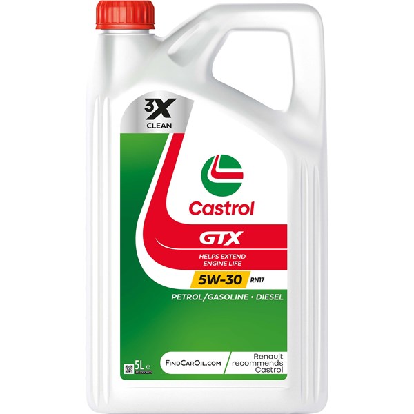 Motorolja Castrol GTX 5W-30 RN17 5L CASTROL