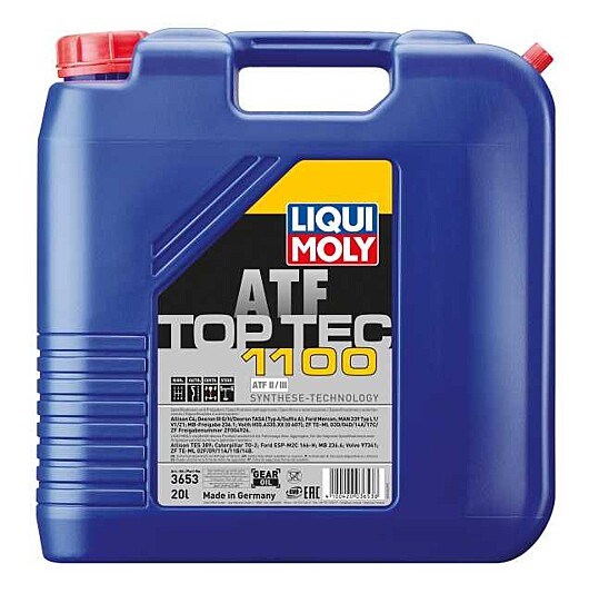 Växellådeolja LIQUI MOLY Top Tec ATF 1100 20L, Framaxel Liqui mol LIQUI MOLY