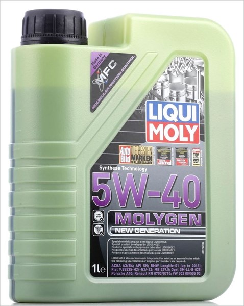 Motorolja LIQUI MOLY Molygen New Generation 5W-40 1L LIQUI MOLY