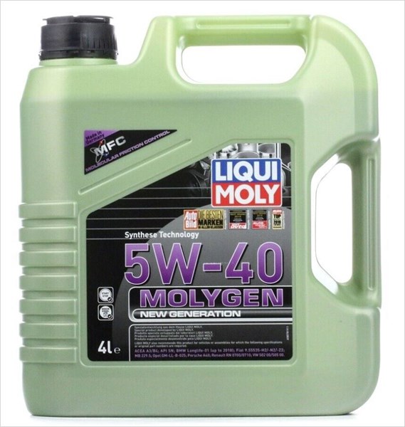 Motorolja LIQUI MOLY Molygen New Generation 5W-40 4L LIQUI MOLY Motorolja LIQUI MOLY Molygen New Generation 5W-40 4L LIQUI MOLY