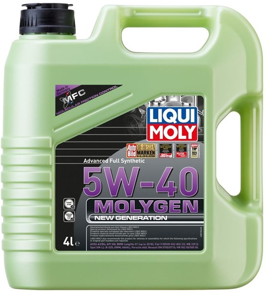 Motorolja LIQUI MOLY Molygen New Generation 5W-40 4L LIQUI MOLY