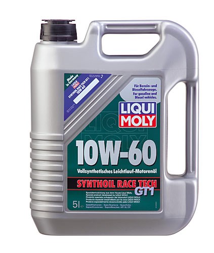 Motorolja LIQUI MOLY Synthoil Race Tech GT1 10W-60 5L LIQUI MOLY