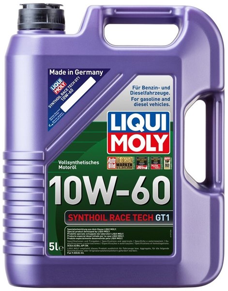 Motorolja LIQUI MOLY Synthoil Race Tech GT1 10W-60 5L LIQUI MOLY