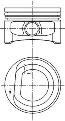 Kolv Kolbenschmidt 99452600 KOLBENSCHMIDT