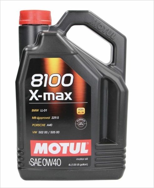 Motorolja MOTUL 8100 X-MAX 0W40 4L Motul 8100 x-max 0w40 104532 MOTUL