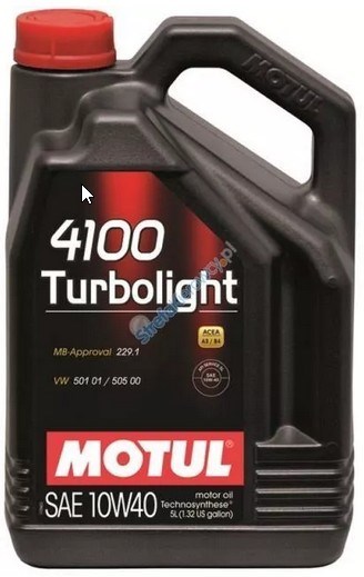 Motorolja MOTUL 4100 TURBOLIGHT 10W-40 4L Motul 109462 MOTUL