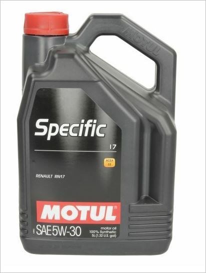 Motorolja MOTUL SPECIFIC 17 5W-30 5L Motul 109841 MOTUL