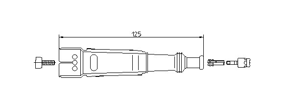 Gummimanschett, tändstift Bremi 13202/1 BREMI