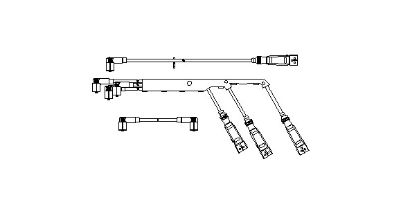 Tändkabelsats Bremi 923/100 BREMI