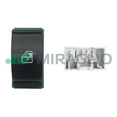 Brytare, fönsterhiss, Vänster fram Miraglio 121/FTI76002 MIRAGLIO
