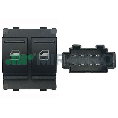 Brytare, fönsterhiss, Vänster fram Miraglio 121/VKB76006 MIRAGLIO