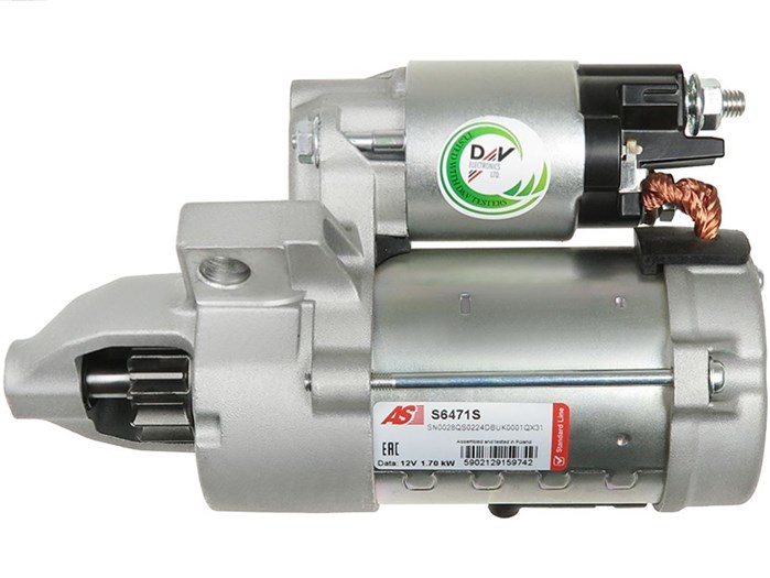 Startmotor 12V As-pl S6471S AS-PL