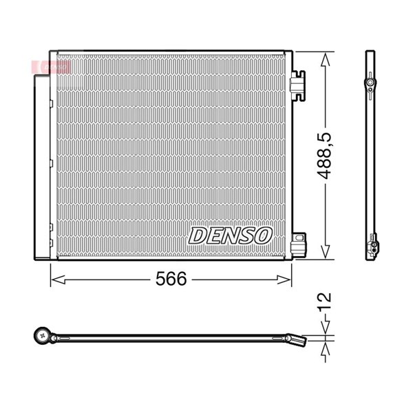 Kondensor, klimatanläggning Denso DCN46026 DENSO