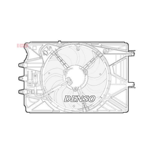 Fläkt, kylare Denso DER09070 DENSO Fläkt, kylare Denso DER09070 DENSO