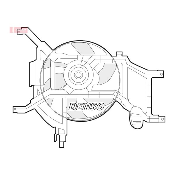 Fläkt, kylare Denso DER37002 DENSO