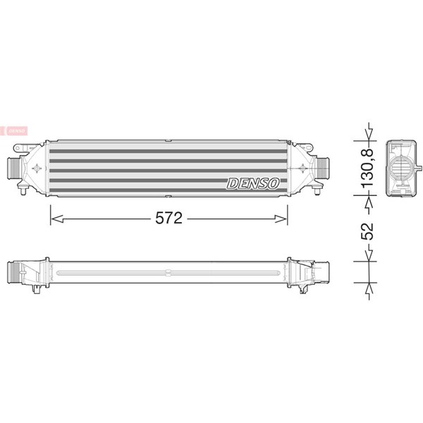 Intercooler Denso DIT01008 DENSO