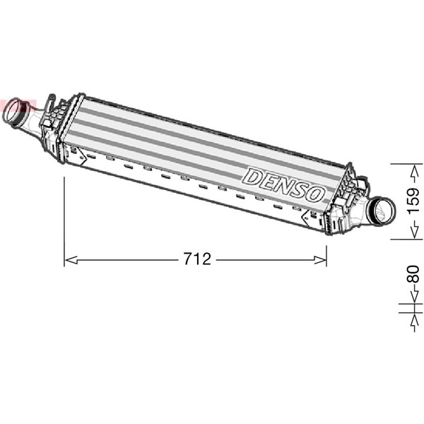Intercooler Denso DIT02038 DENSO