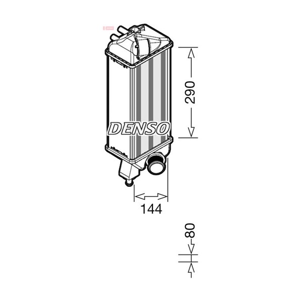 Intercooler Denso DIT09116 DENSO