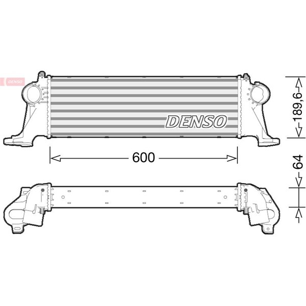 Intercooler Denso DIT12004 DENSO