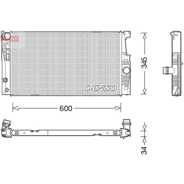 Kylare, motorkylning Denso DRM05005 DENSO
