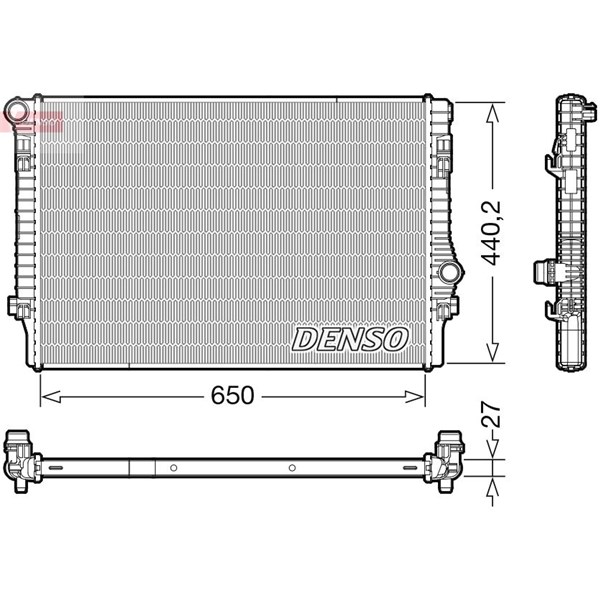 Kylare, motorkylning Denso DRM32049 DENSO