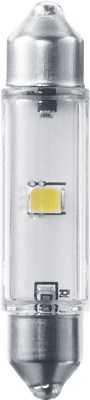 Glödlampa, innerbelysning PHILIPS 6000K Pro3000 LED SV8,5-8, Fram
