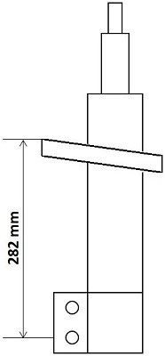 Stötdämpare Gastryck, Framaxel Kyb Excel-g 3348085 KYB