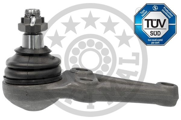 Kulled / Spindelled, framaxel höger, framaxel vänster, Nedre
