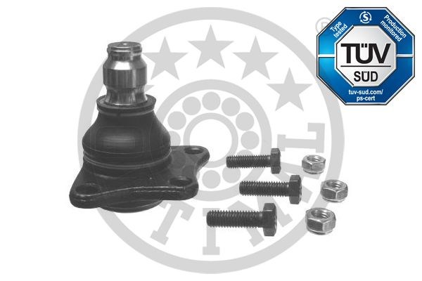 Kulled / Spindelled, framaxel höger, framaxel vänster, Nedre