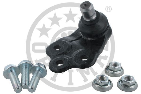 Kulled / Spindelled, framaxel höger, framaxel vänster, Nedre