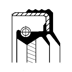 Oljetätningsring, fördelarväxel, Framaxel, Bak, Utgång Corteco 49 CORTECO Oljetätningsring, fördelarväxel, Framaxel, Bak, Utgång Corteco 49 CORTECO