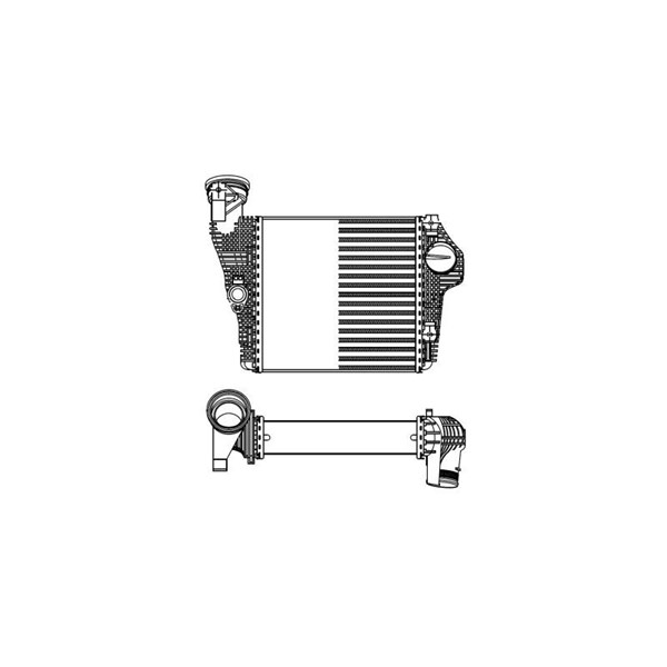 Intercooler, Vänster Nrf 309025 NRF