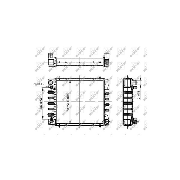 Kylare, motorkylning Nrf 50477 NRF Kylare, motorkylning Nrf 50477 NRF