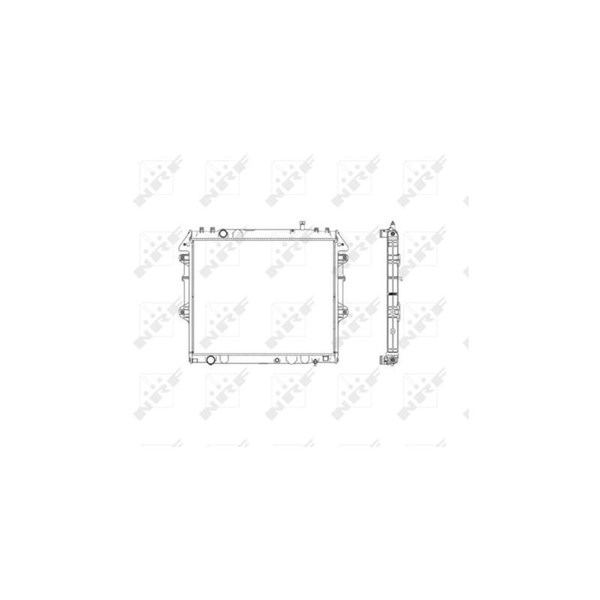 Kylare, motorkylning Nrf 53541 NRF