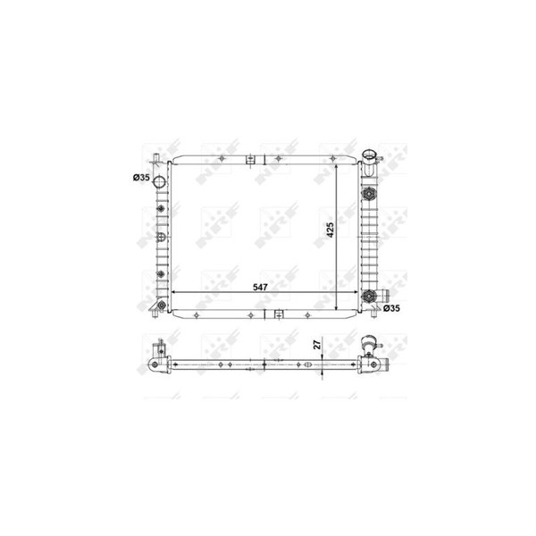 Kylare, motorkylning Nrf 56028 NRF Kylare, motorkylning Nrf 56028 NRF