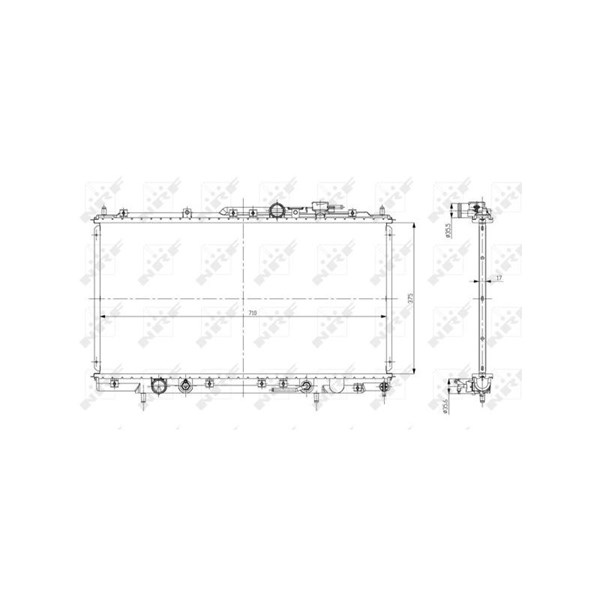 Kylare, motorkylning Nrf 56078 NRF Kylare, motorkylning Nrf 56078 NRF