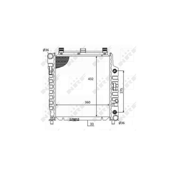 Kylare, motorkylning Nrf 59102 NRF Kylare, motorkylning Nrf 59102 NRF