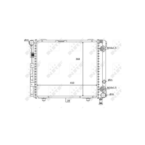 Kylare, motorkylning Nrf 59103 NRF Kylare, motorkylning Nrf 59103 NRF