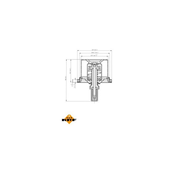 Termostat, kylvätska Nrf 725029 NRF